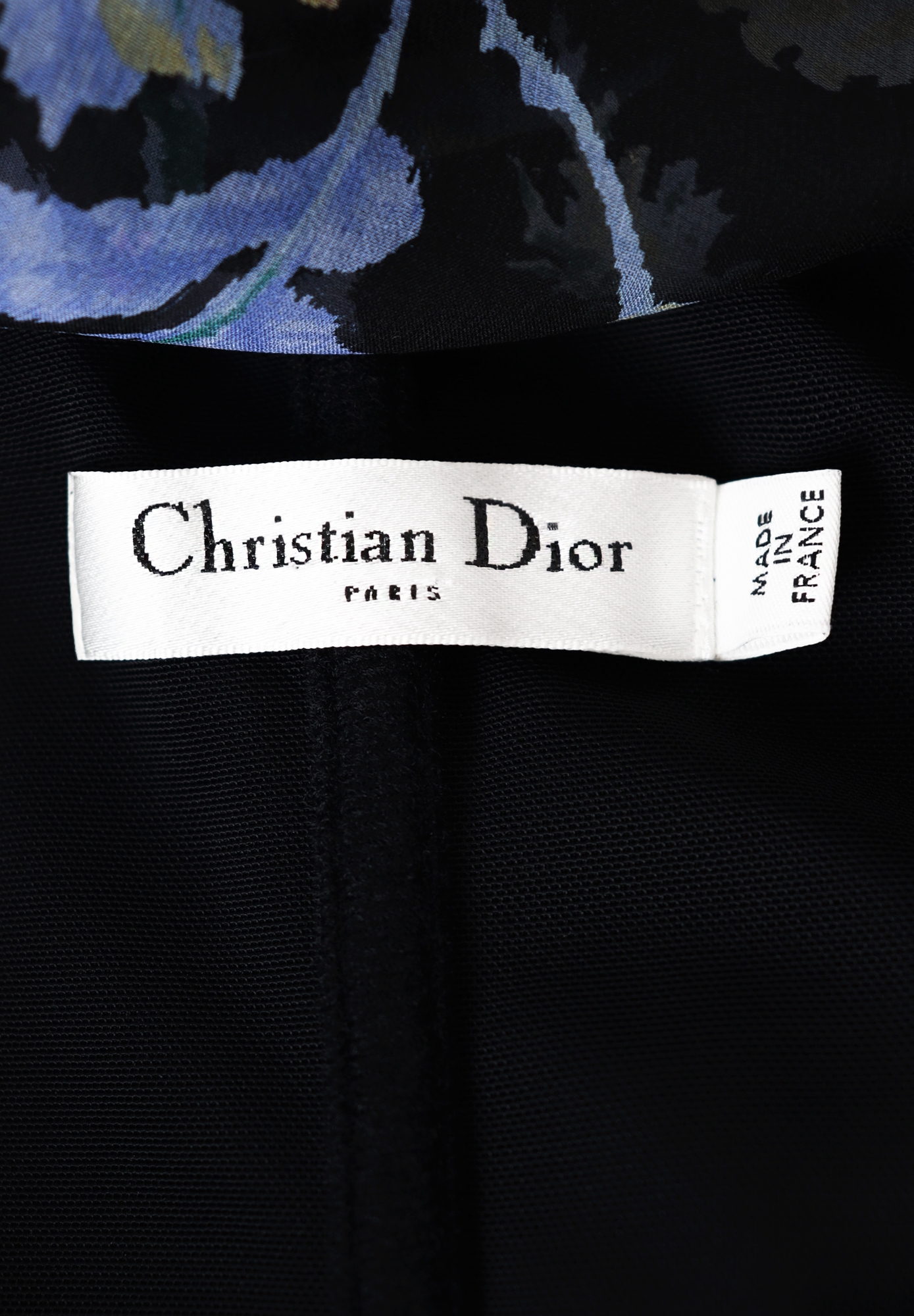 Шелковое платье Christian Dior с цветами