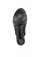 Черные туфли Chanel на платформе