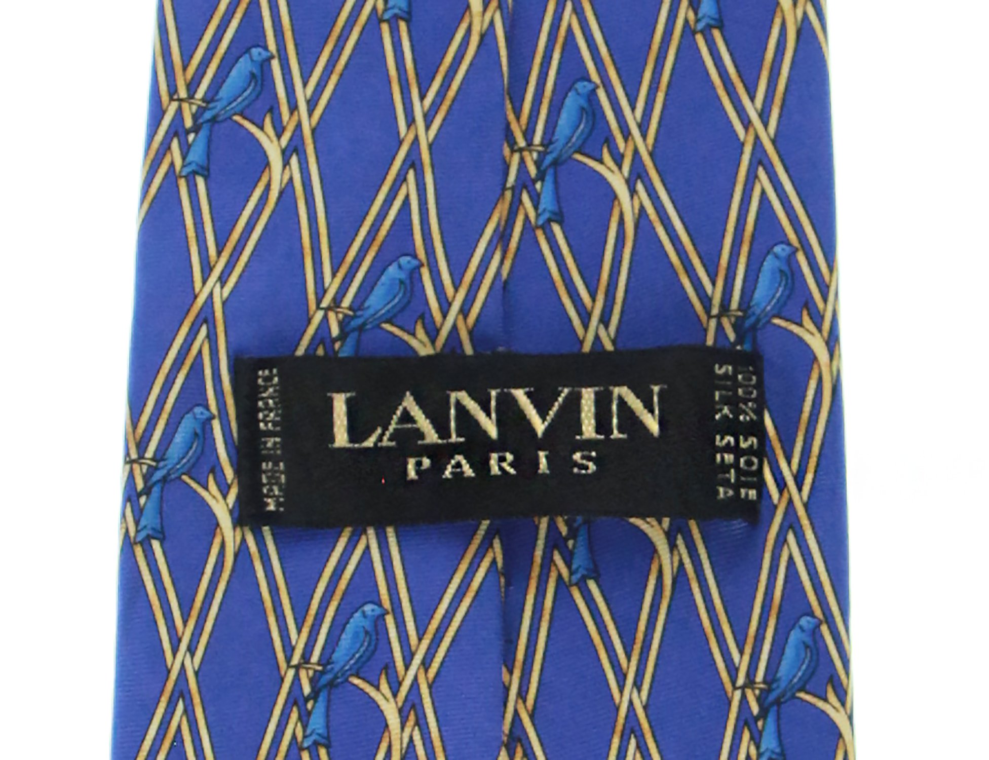 Шелковый галстук Lanvin