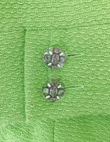 Зеленое шерстяное пальто Chanel