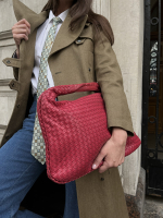 Красная сумка Bottega Veneta Hobo 