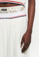 Белая юбка Miu Miu