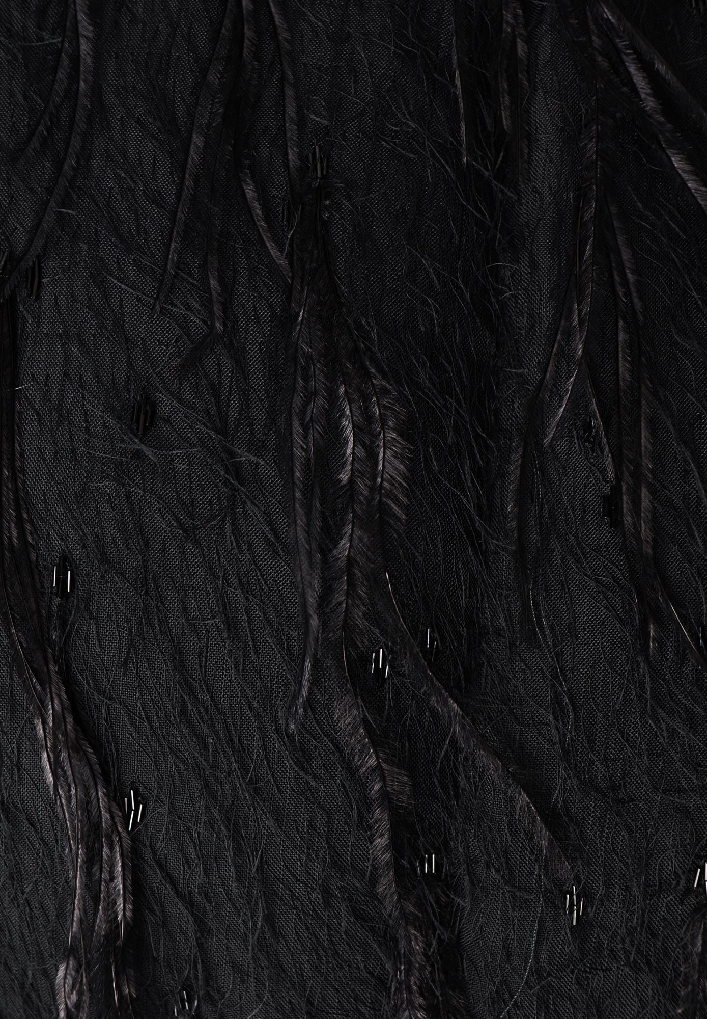 Пуховое пальто Jason Wu с перьями страуса