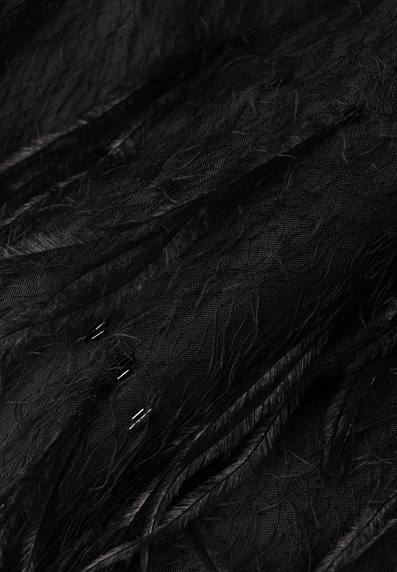 Пуховое пальто Jason Wu с перьями страуса