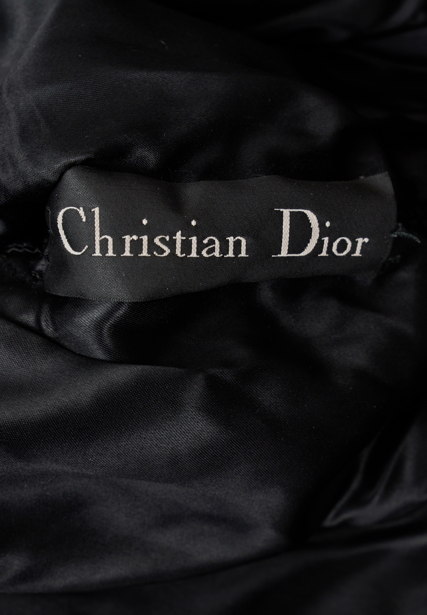 Кожаная парка Christian Dior с меховой оторочкой