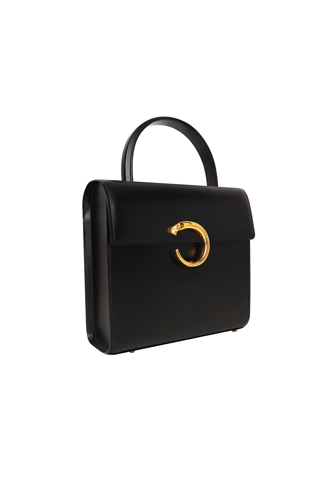 Черная сумка Cartier Panthère Top Handle