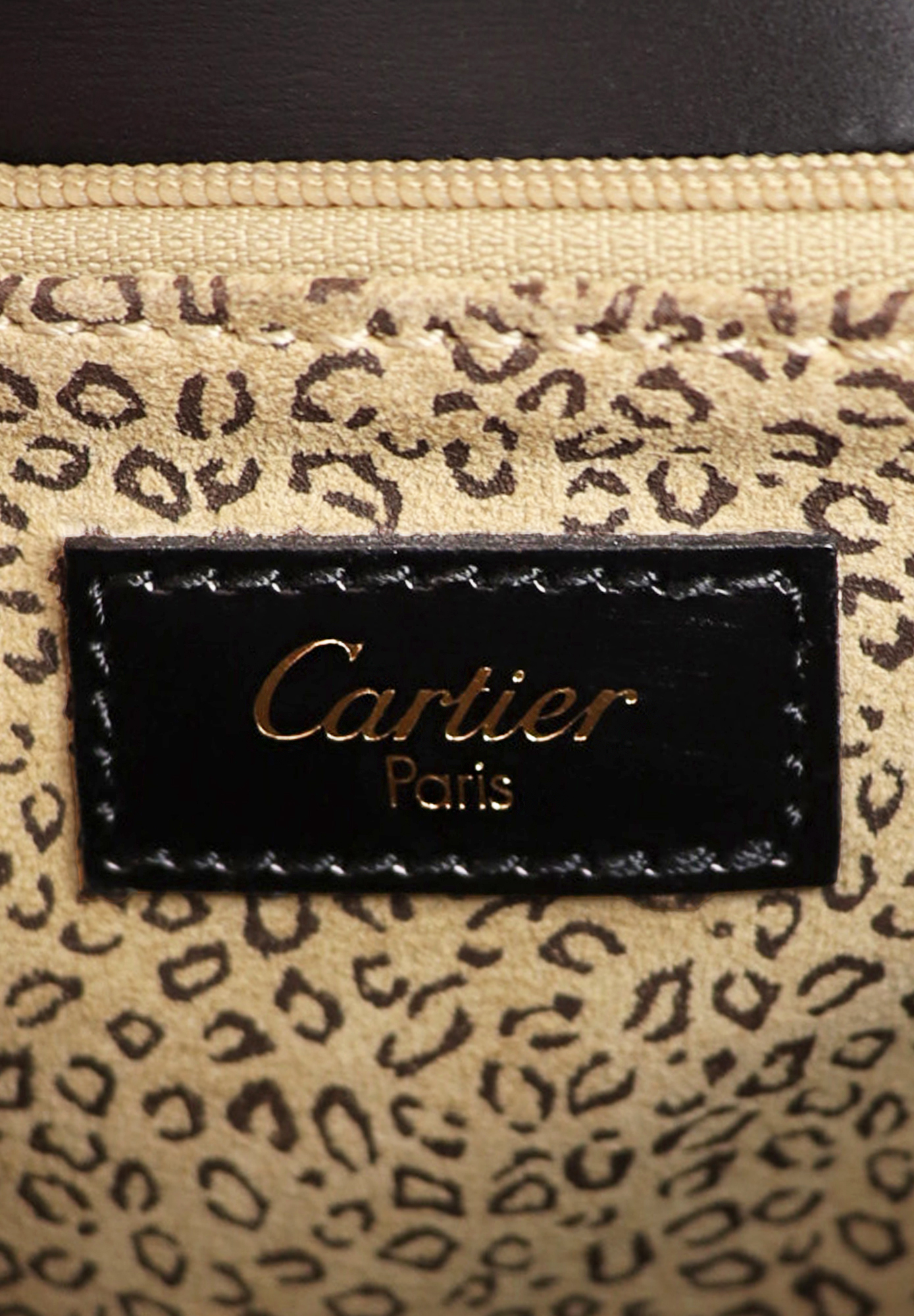 Черная сумка Cartier Panthère Top Handle