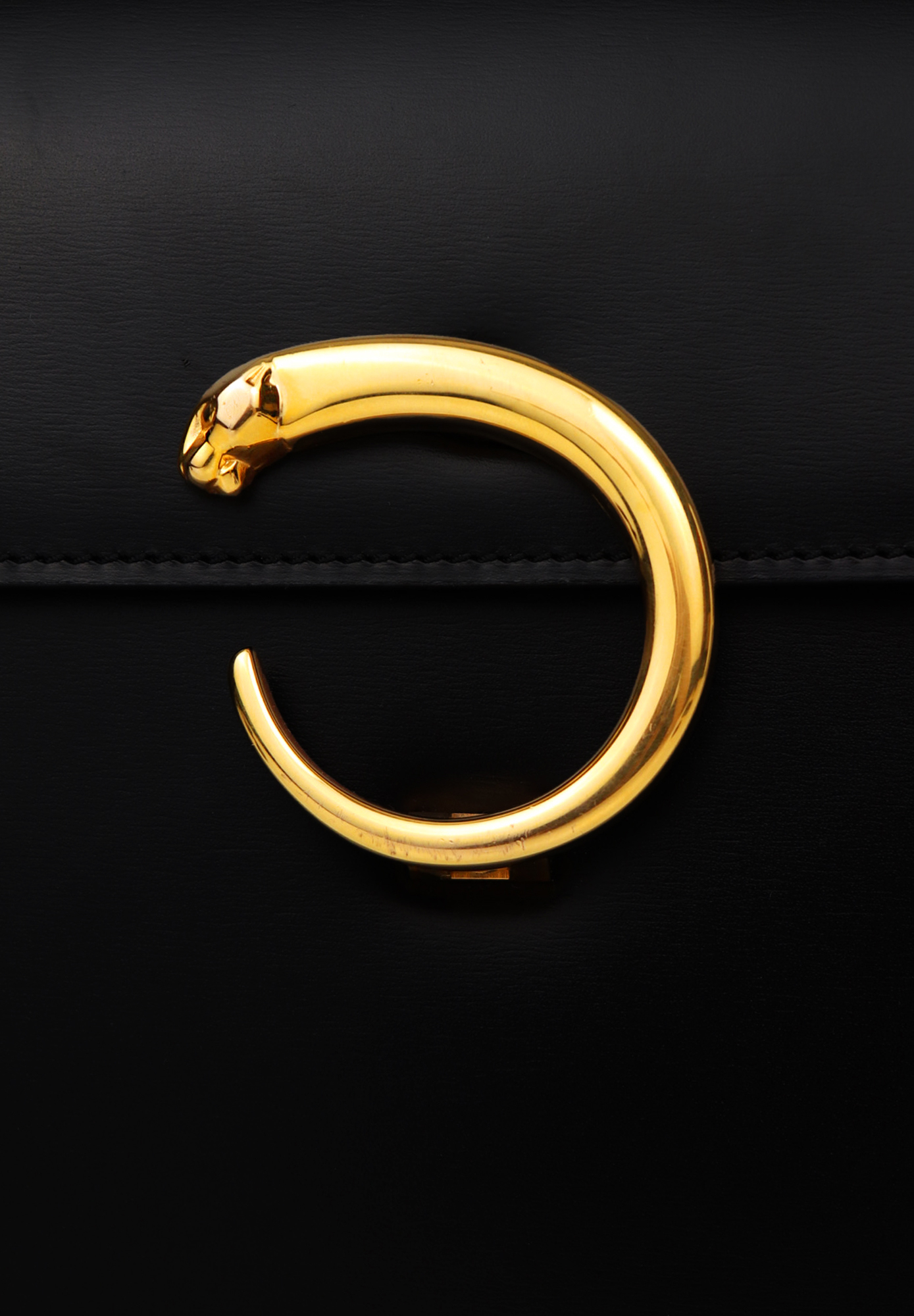 Черная сумка Cartier Panthère Top Handle