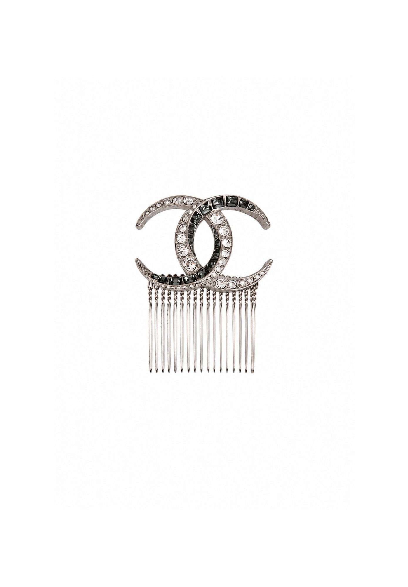 Заколка для волос Chanel с кристаллами