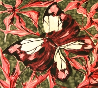 Платок Nina Ricci с бабочкой