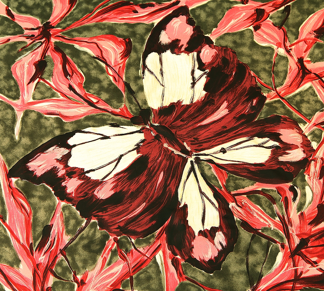 Платок Nina Ricci с бабочкой