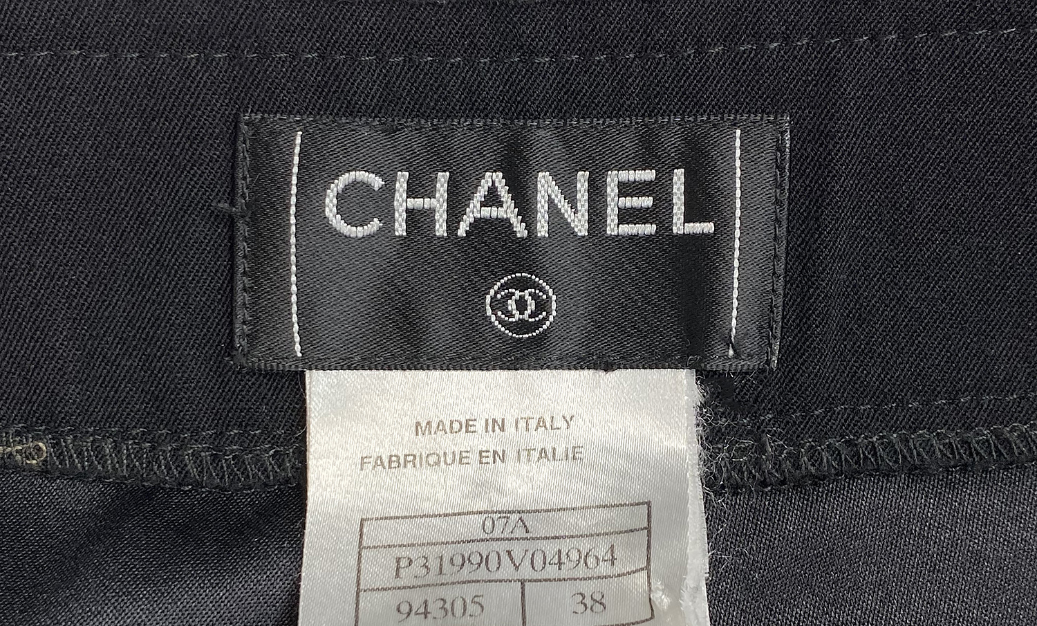 Черные кюлоты Chanel