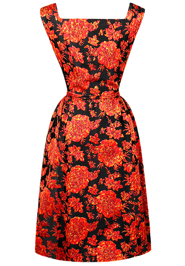 Шелковое платье Givenchy haute couture в цветах