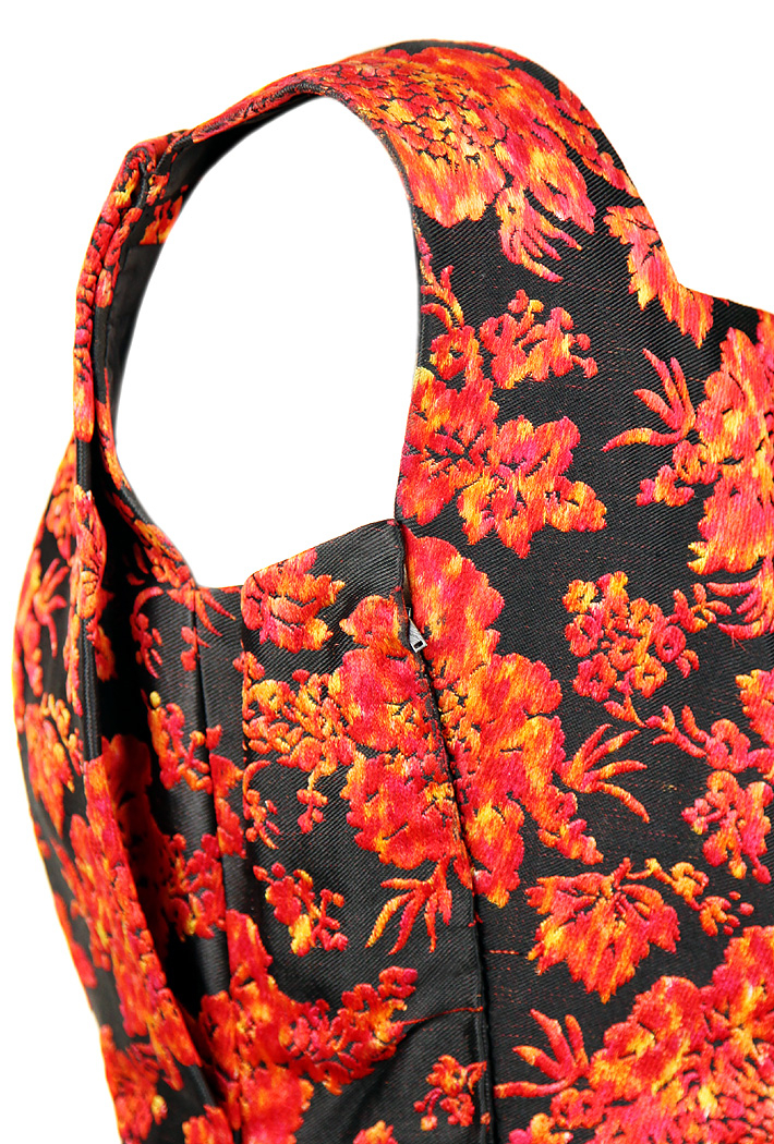 Шелковое платье Givenchy haute couture в цветах