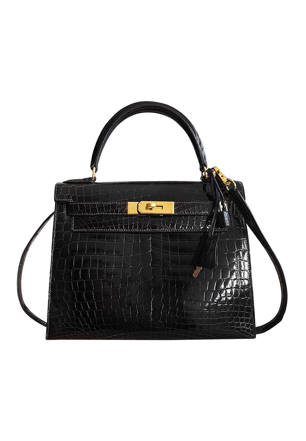 Крокодиловая сумка Hermès Kelly 28