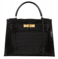 Крокодиловая сумка Hermès Kelly 28