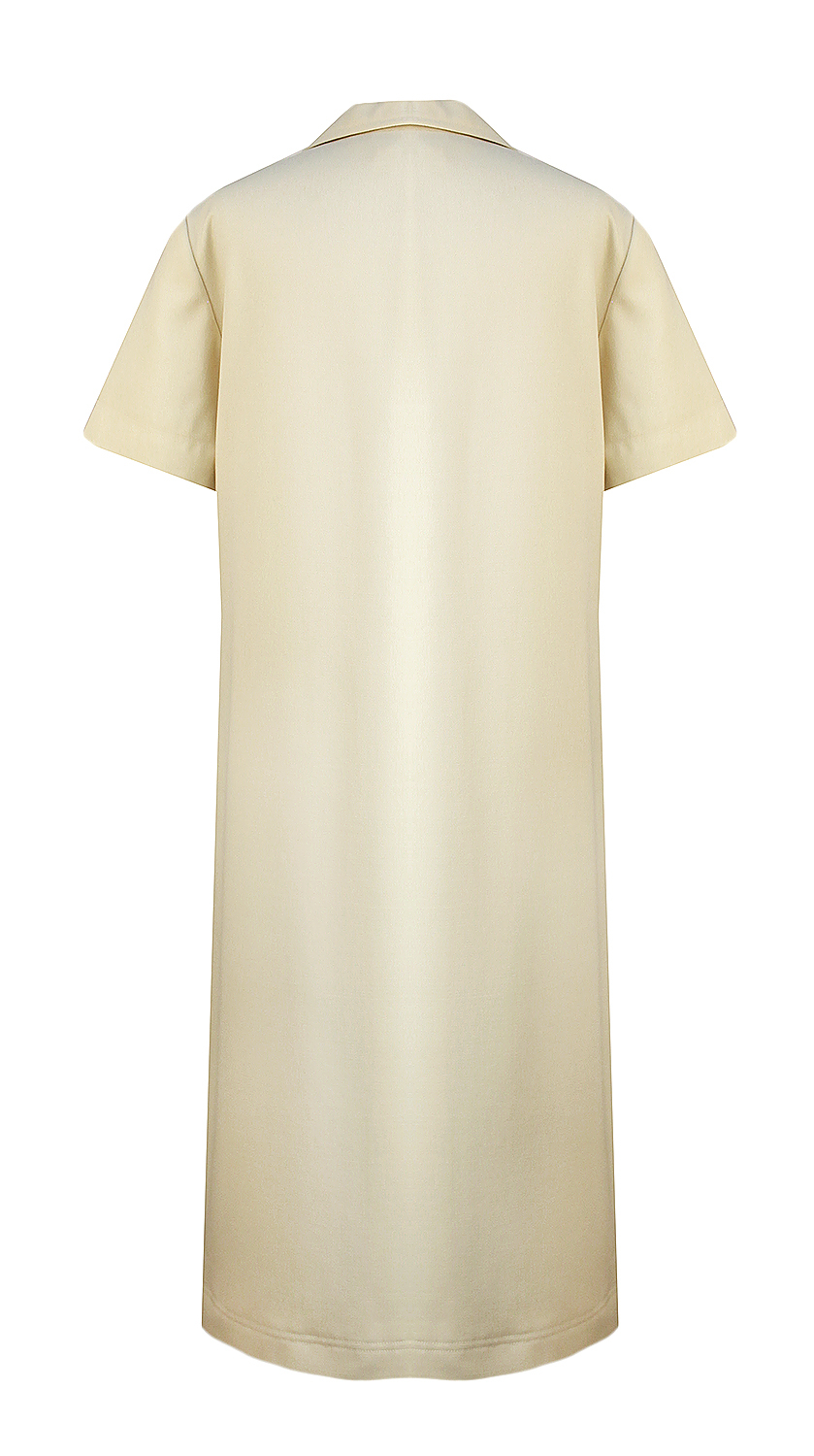 Бежевое платье Yves Saint Laurent