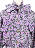 Сиреневое платье Yves Saint Laurent