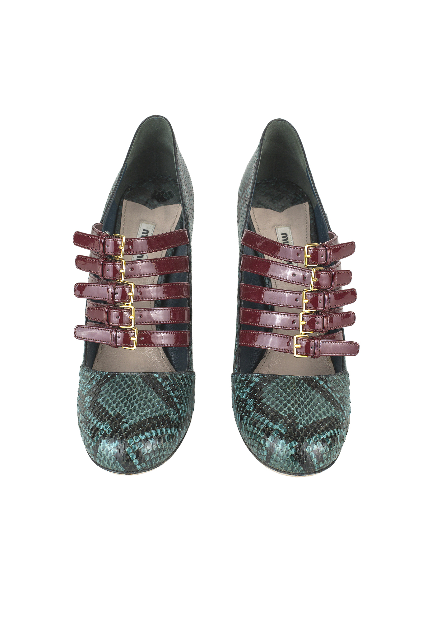 Туфли Miu Miu с ремешками