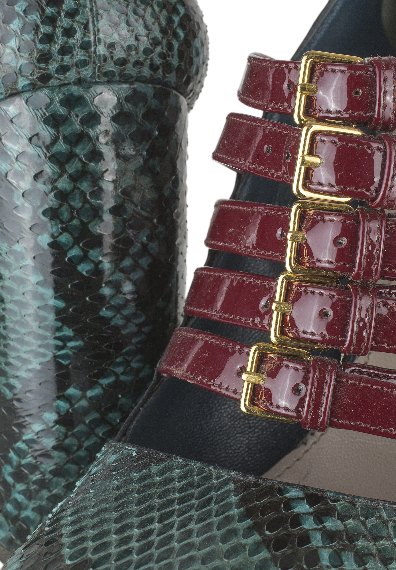 Туфли Miu Miu с ремешками