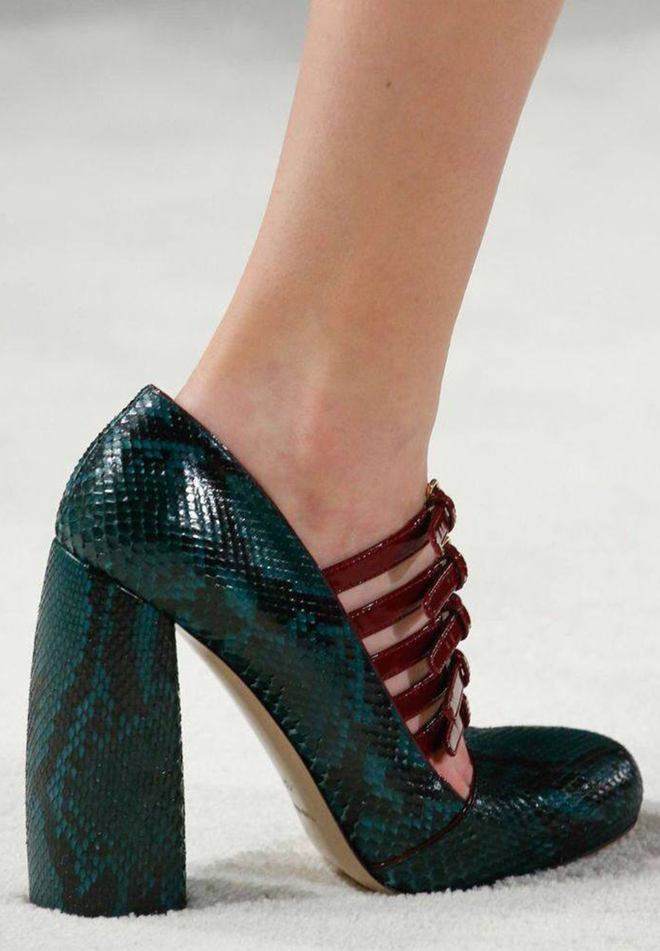 Туфли Miu Miu с ремешками