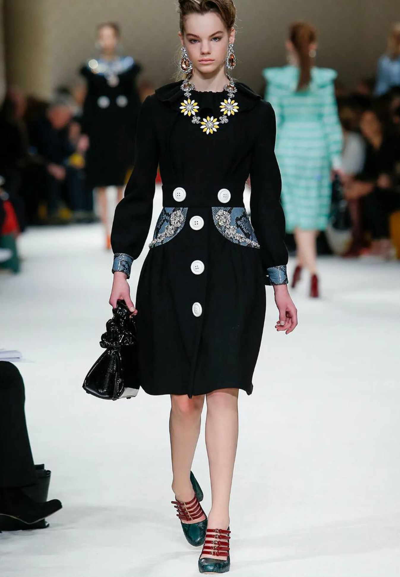 Туфли Miu Miu с ремешками