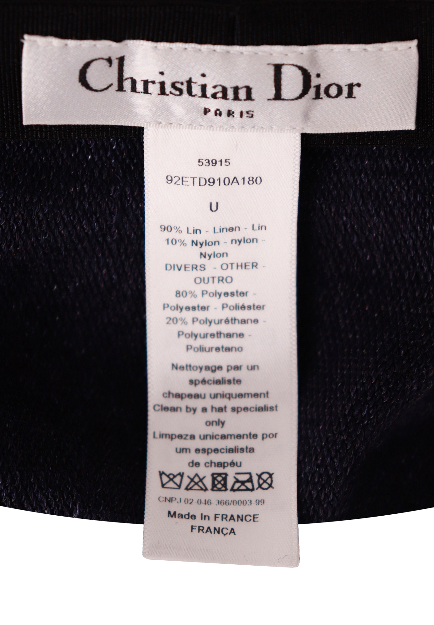 Льняной берет Christian Dior