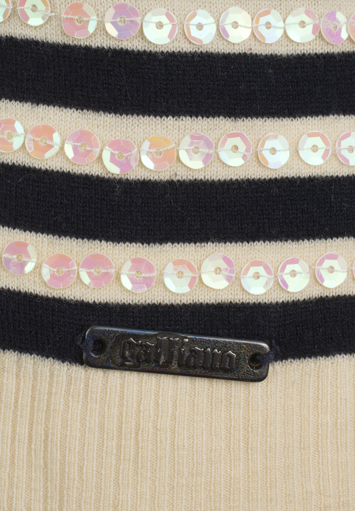 Топ John Galliano в полоску