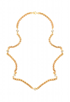 Колье-цепь Chanel с кристаллами