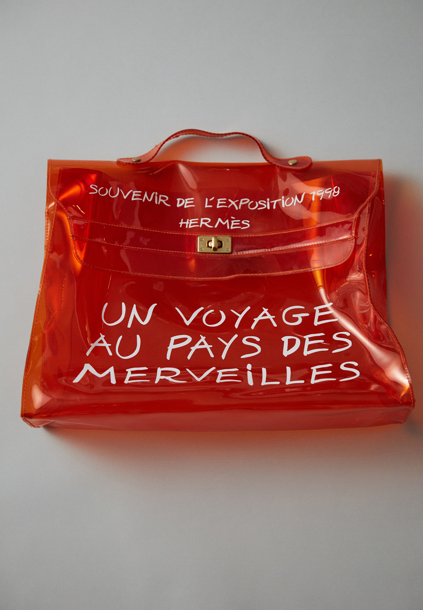 Виниловая сумка Hermès Kelly 40