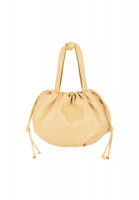 Бежевая сумка Bottega Veneta Medium Bulb