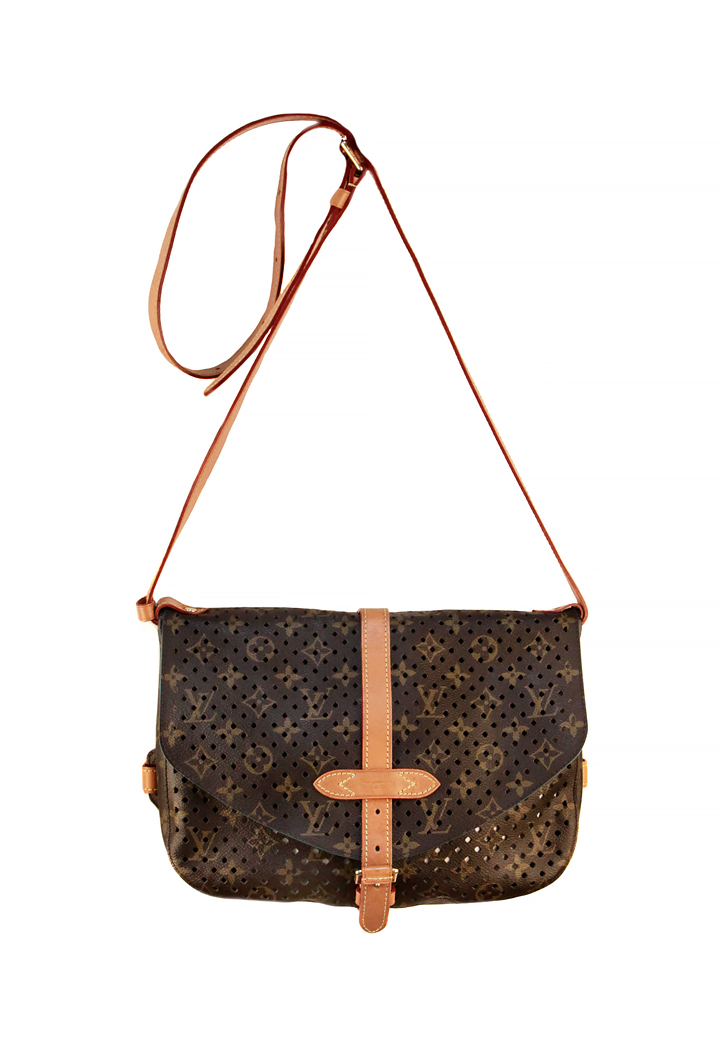 Сумка Louis Vuitton Limited Edition Saumur Mono Flore