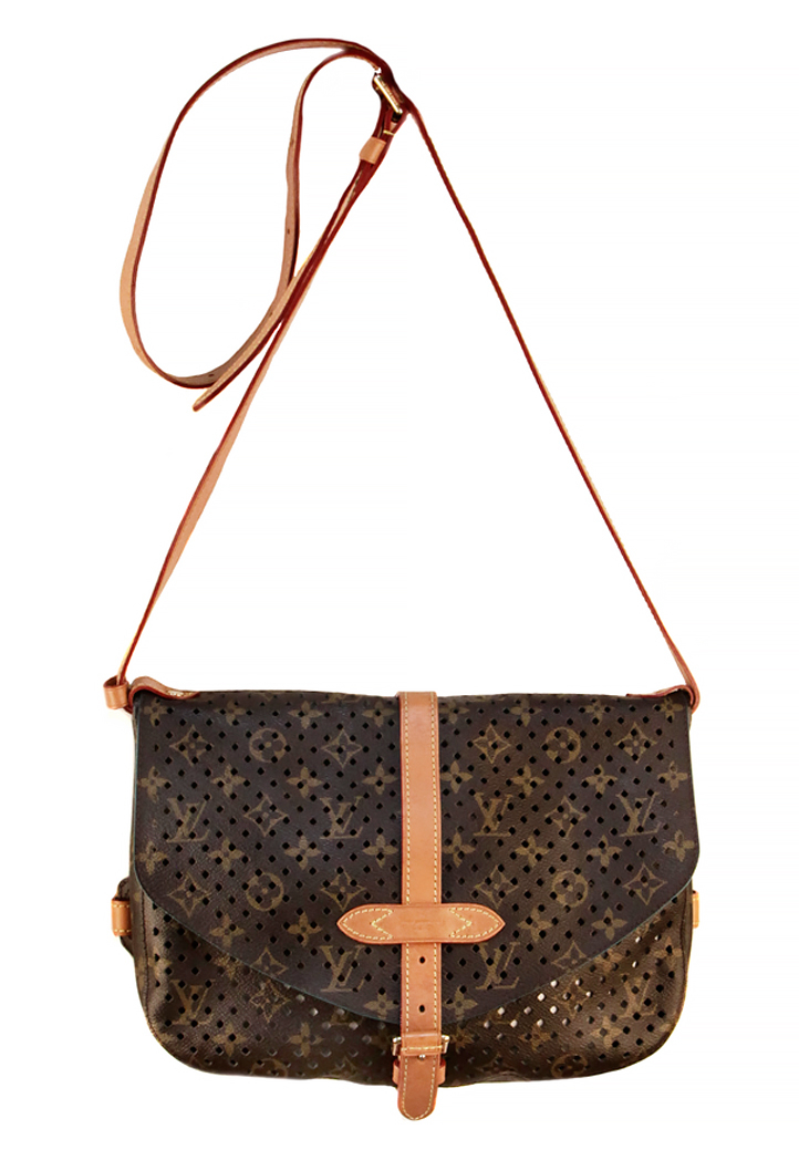 Сумка Louis Vuitton Limited Edition Saumur Mono Flore
