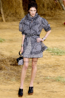 Черно-белая юбка Chanel