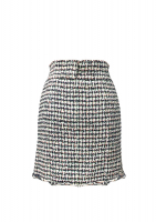 Черно-белая юбка Chanel