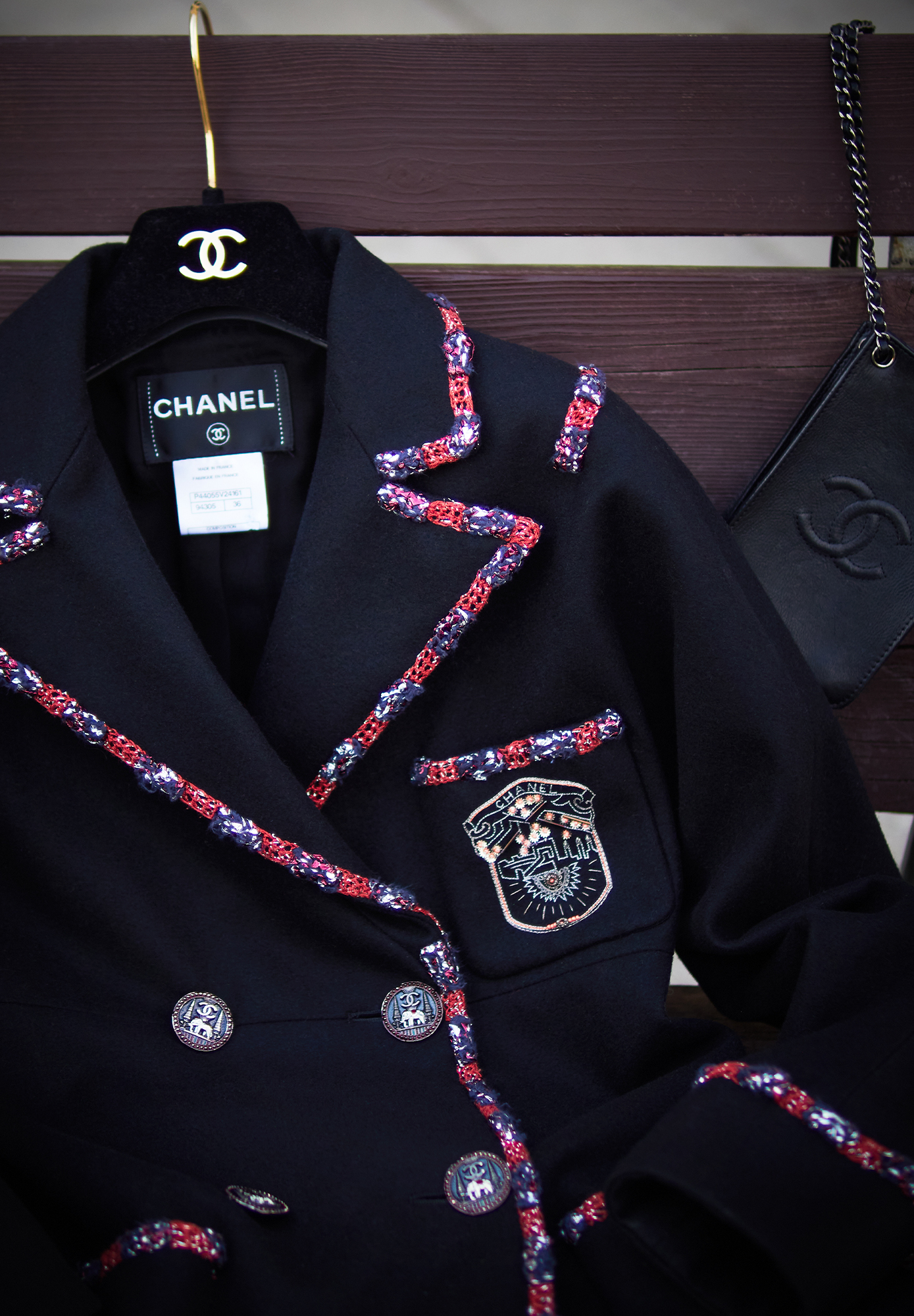 Жакет Chanel Paris-Bombay из шерсти