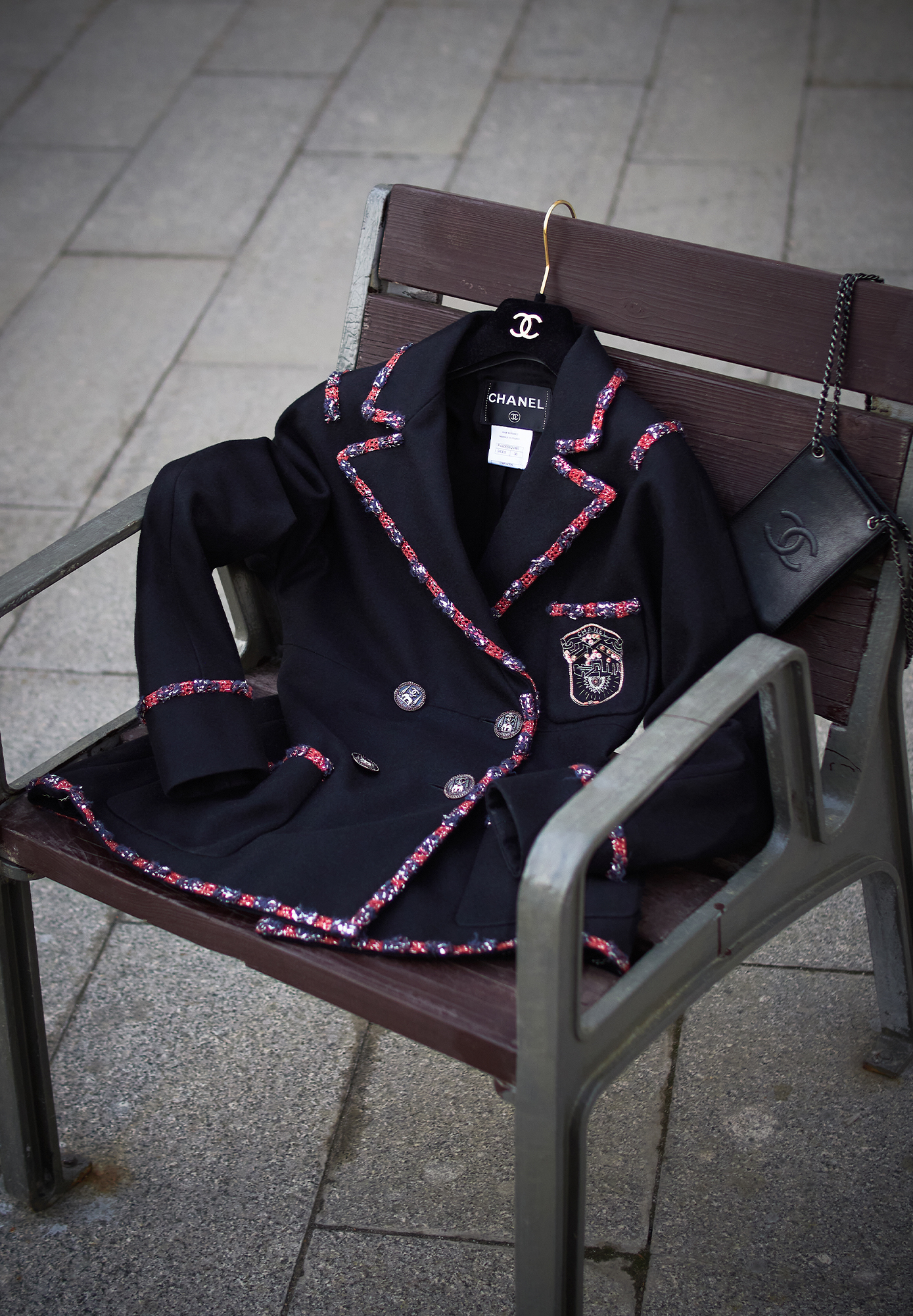 Жакет Chanel Paris-Bombay из шерсти