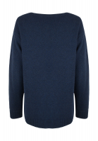 Темно-синий свитер Chanel с принтом