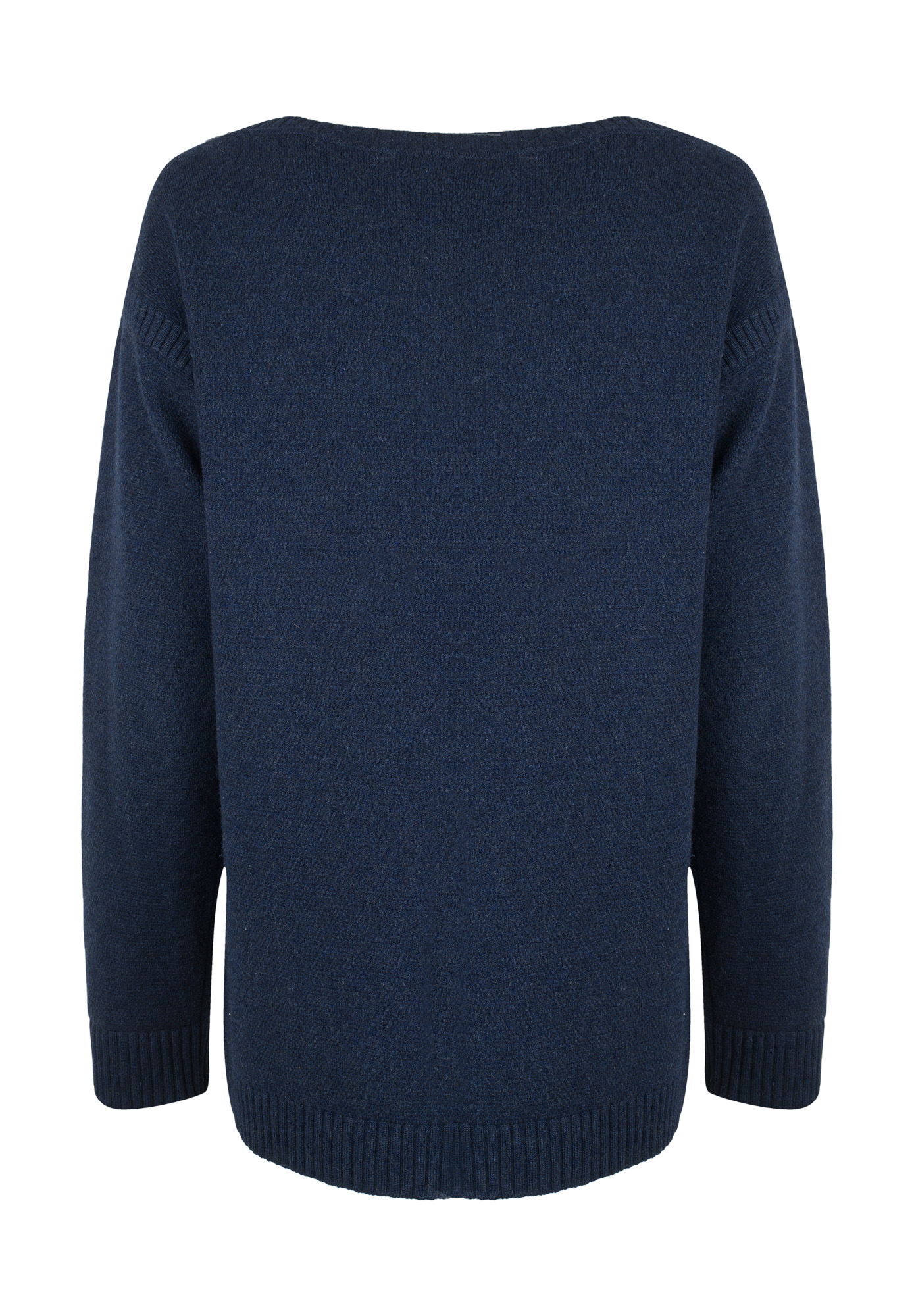 Темно-синий свитер Chanel с принтом