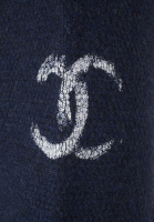 Темно-синий свитер Chanel с принтом