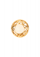 Круглые клипсы Nina Ricci с эмалью