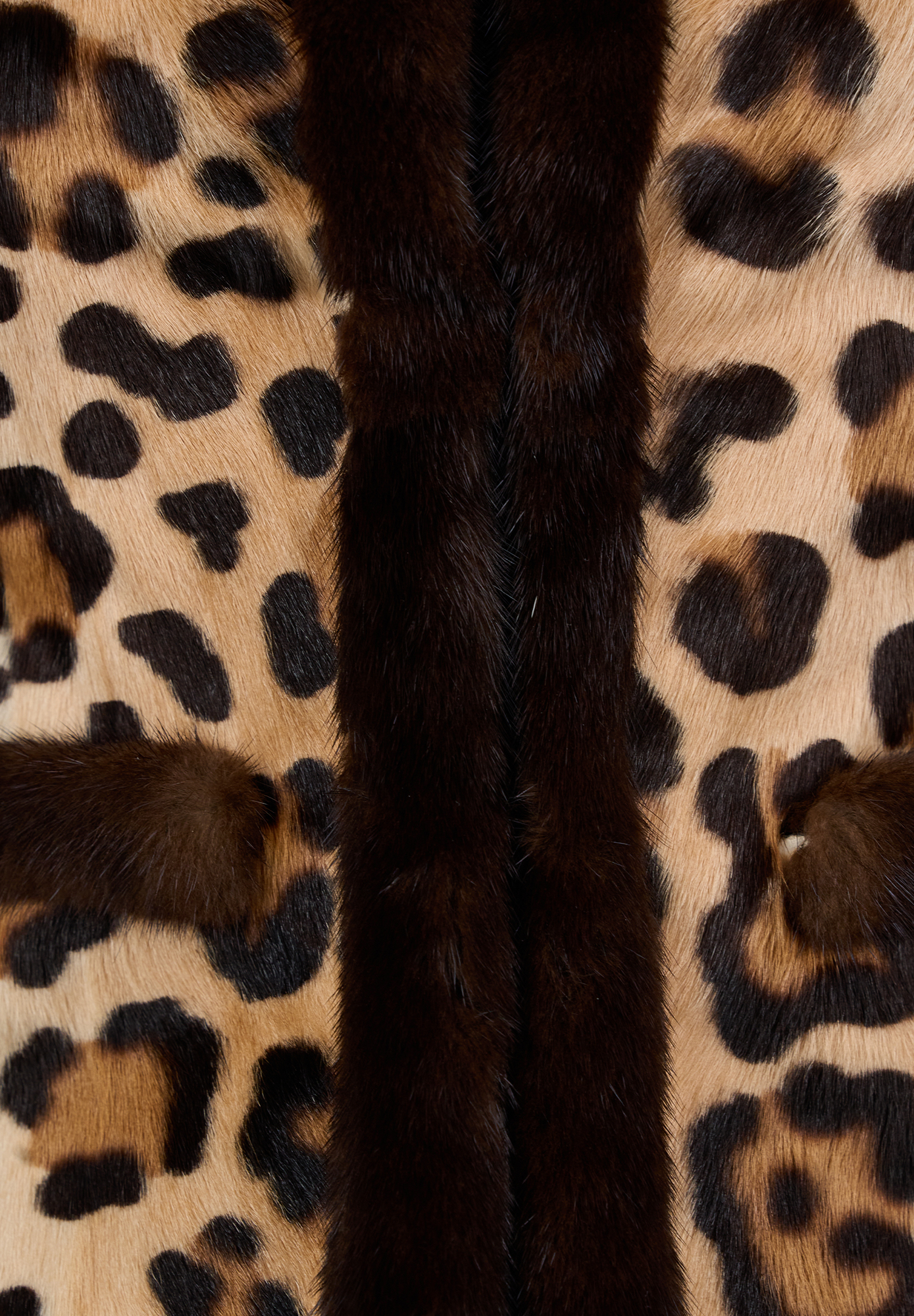 Леопардовый жилет Valentino с мехом