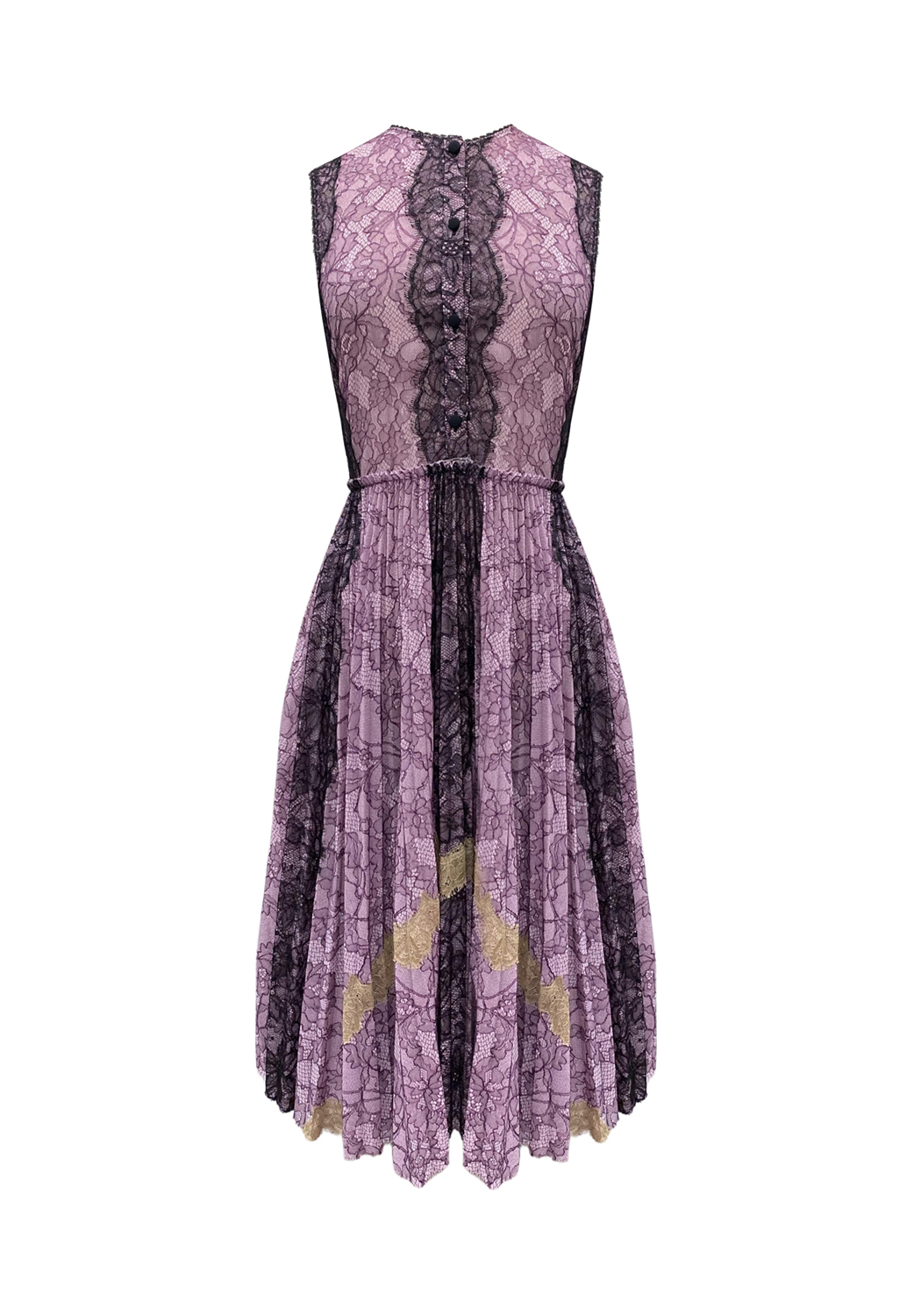 Плиссированное платье Gucci