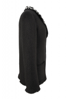 Монохромный жакет Chanel c накладными карманами