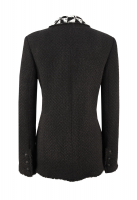 Монохромный жакет Chanel c накладными карманами