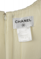 Твидовый сарафан Chanel с золотистой отделкой