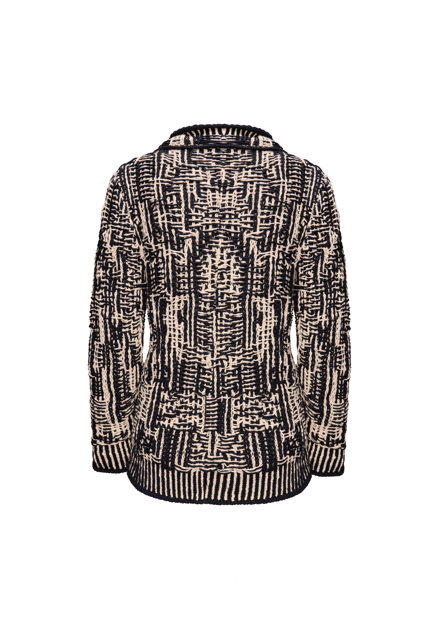 Черно-белый свитер Bottega Veneta