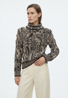 Черно-белый свитер Bottega Veneta
