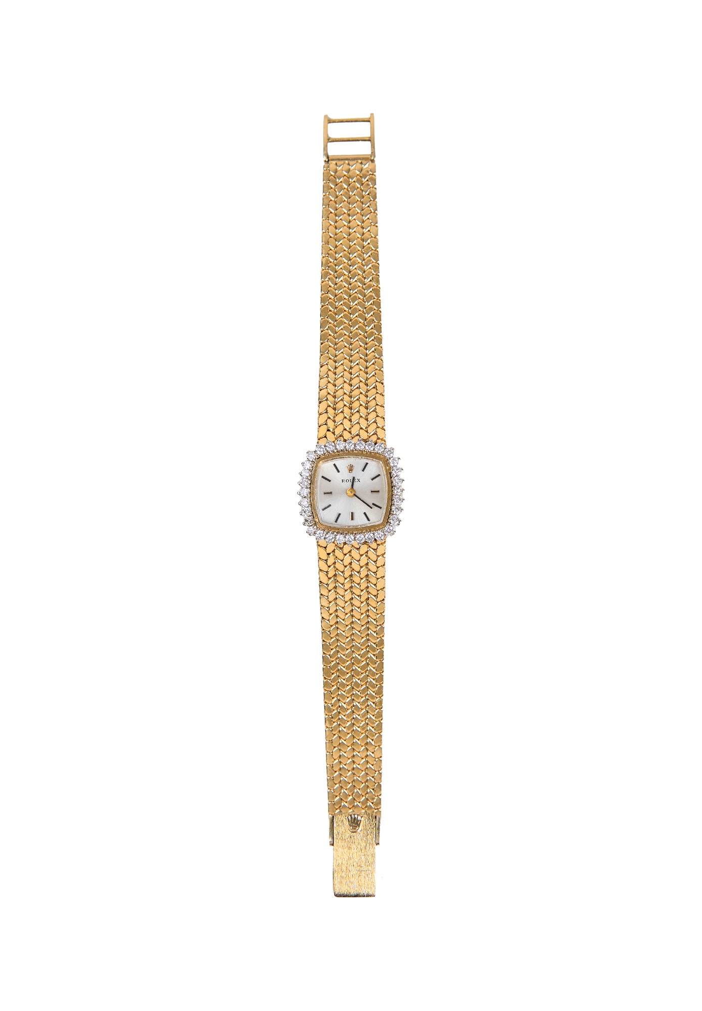 Коктейльные часы Rolex с бриллиантами