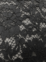 Черное кружевное платье Valentino